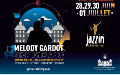 Création graphique festival Jazzin&rsquo;Cheverny 2018